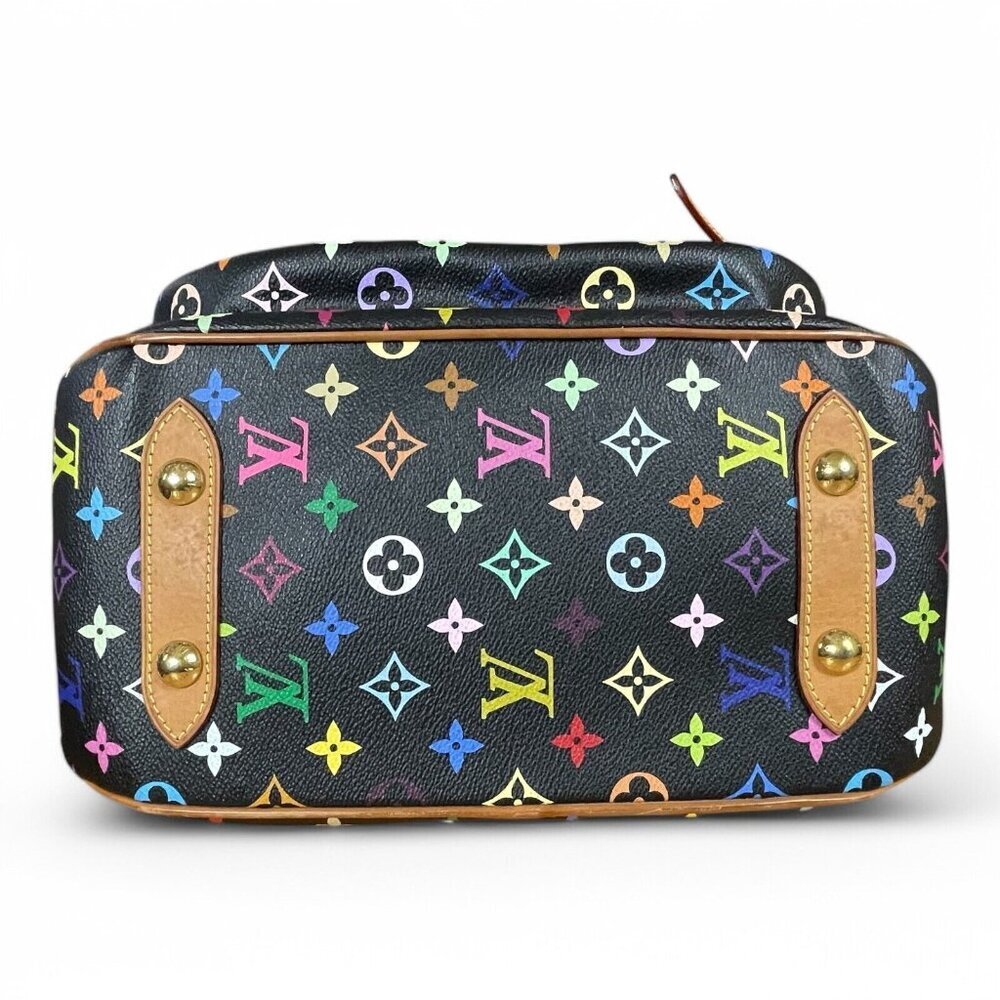 LOUIS VUITTON Multicolor Rita Black LV x TM Murakami Chain Shoulder Strap Bag - Picture 10 of 16